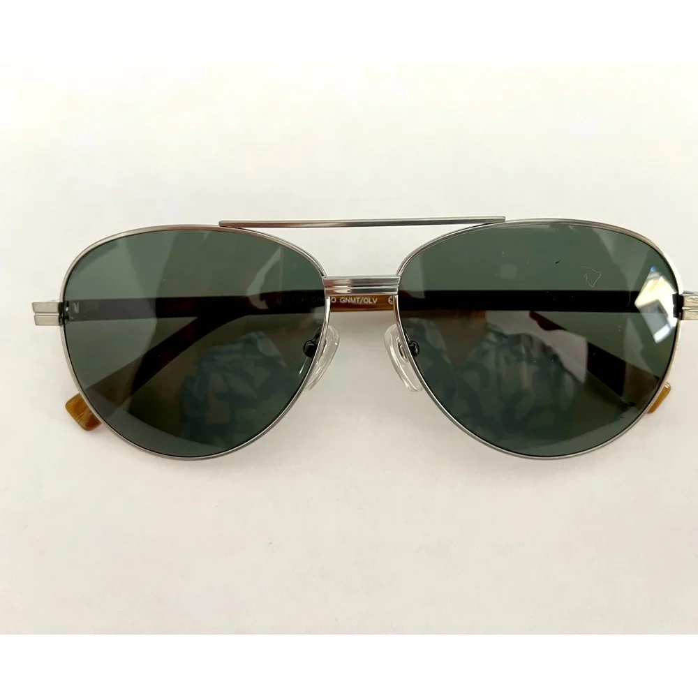 SAINT OWEN SUNGLASSES, TITANIUM FRAME,GONZO Gun metal olive lenses